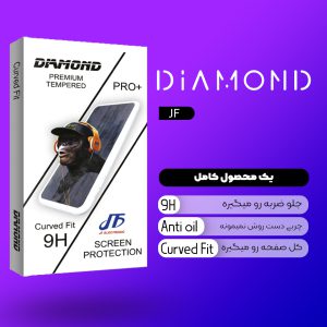 محافظ صفحه نمایش شیشه ای جی اف مدل Diamond Glass مناسب برای گوشی موبایل سامسونگ Galaxy M12
